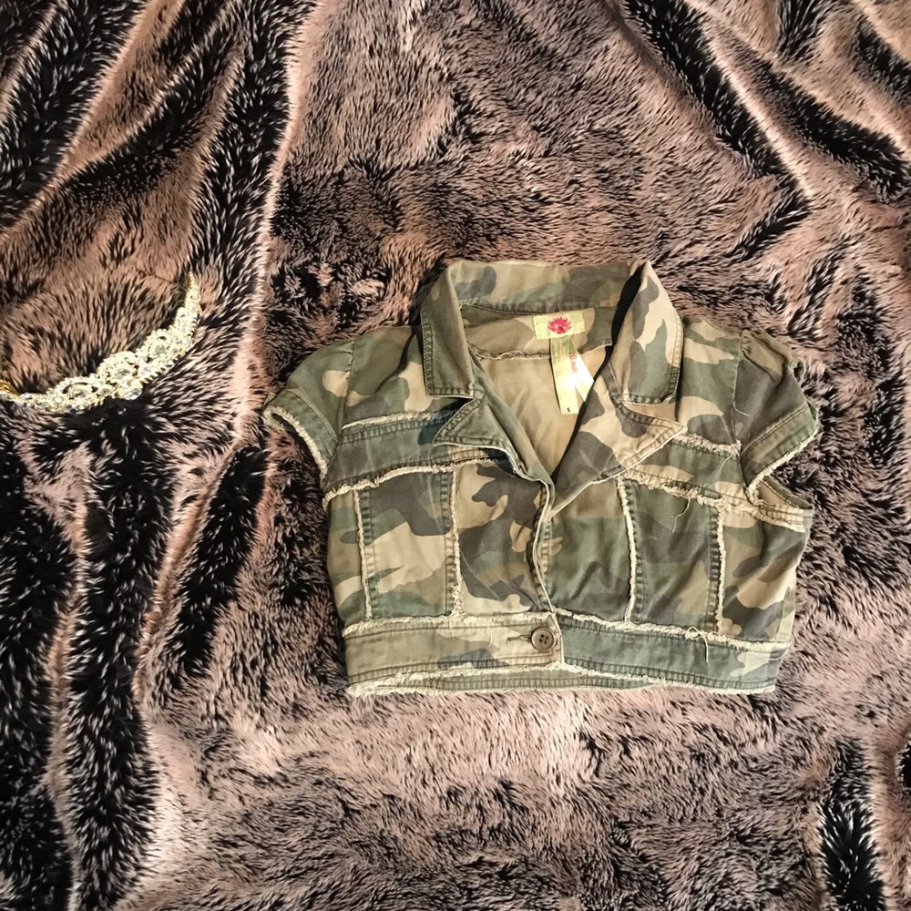 Army Goddess Crop Top